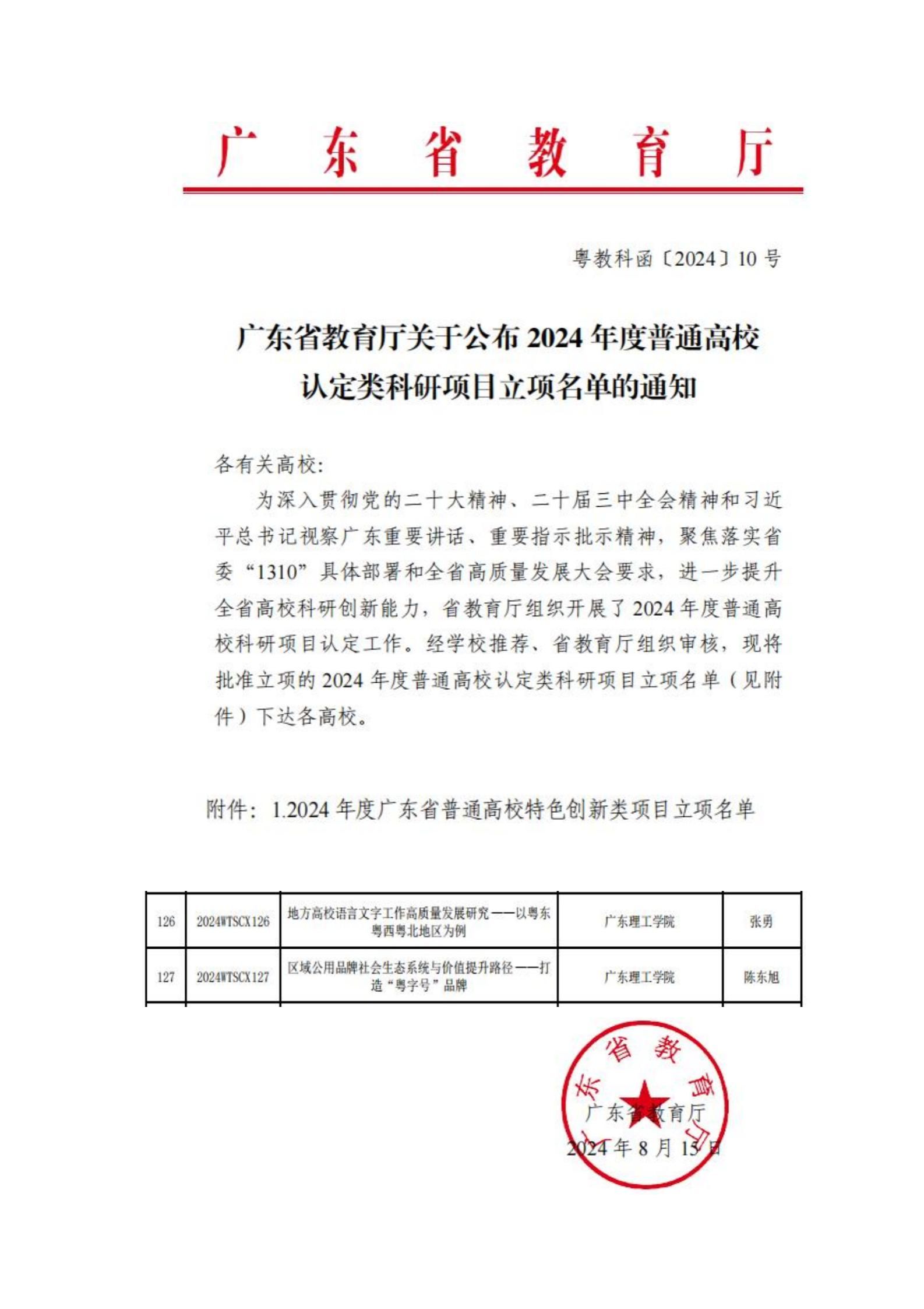 张勇老师再次获省厅级科研项目立项